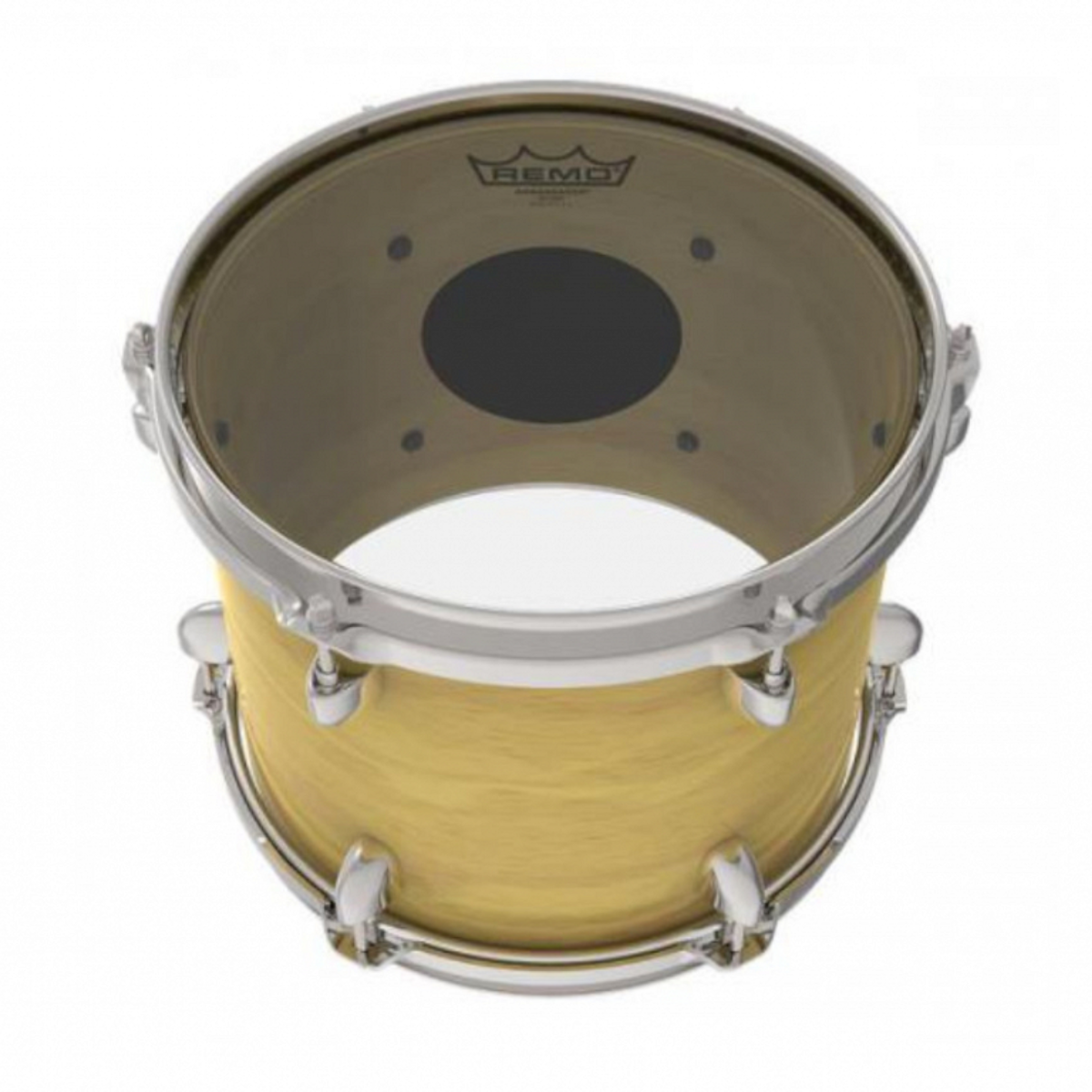 Pele Remo Controlled Sound 10 Transparente Com Circulo BK CS-0310-10 -10368