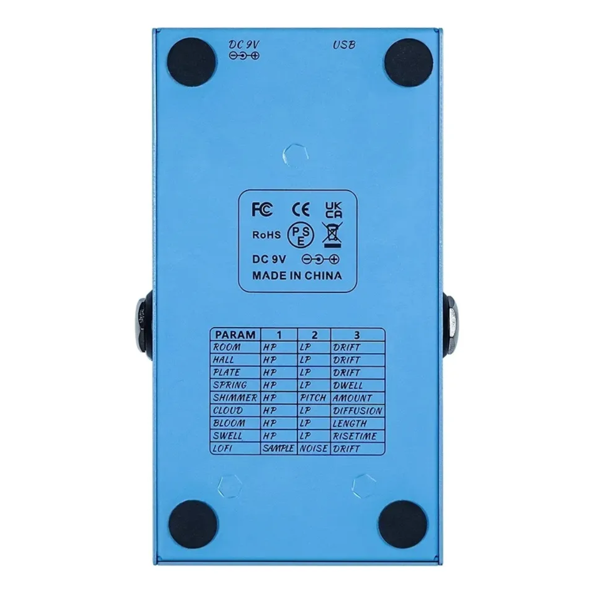 Pedal M-VAVE Digital Para Guitarra Reverb VAVE974