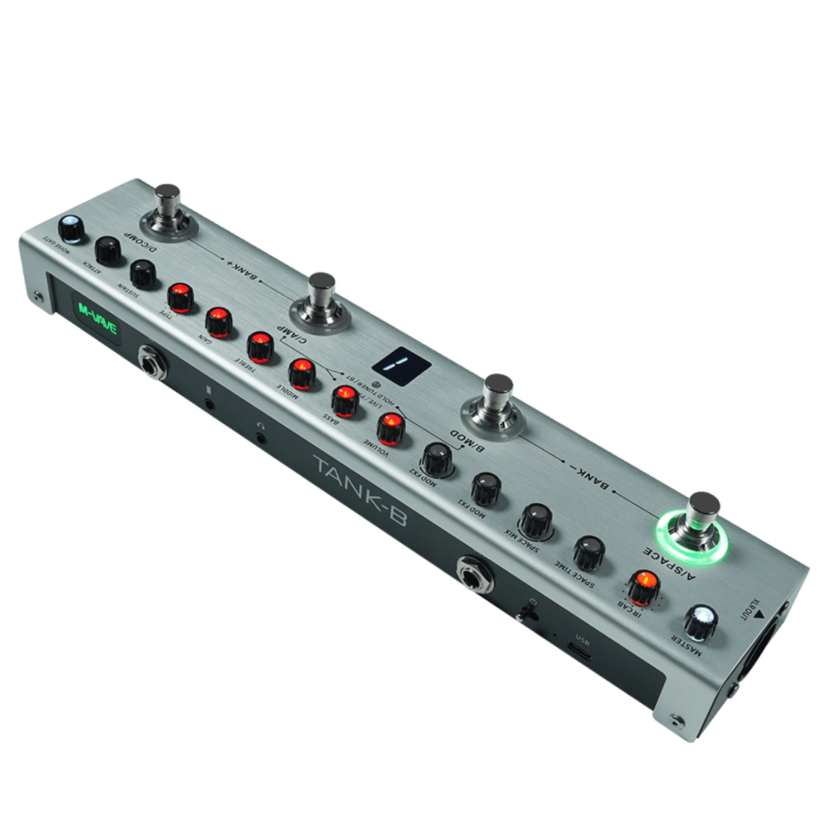 Pedaleira M-Vave Tank-B Para Baixo