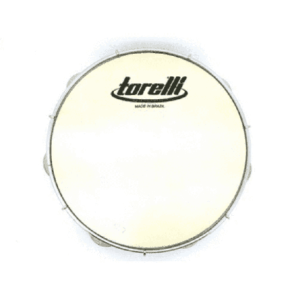 Pandeiro Torelli 10 Injetado Pele Animal – TP300PR