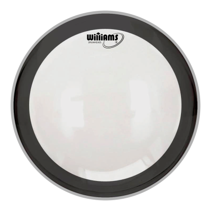 Pele Williams W1SC 188 16 Polegadas Clear Filme Simples Com Anel Abafador