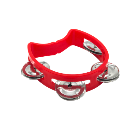 Pandeiro Meia Lua Liverpool INF 4" Rosa 5584