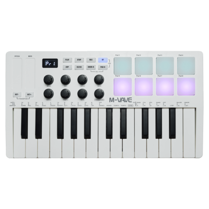 Teclado Midi Controlador M-VAVE 25 Teclas K25