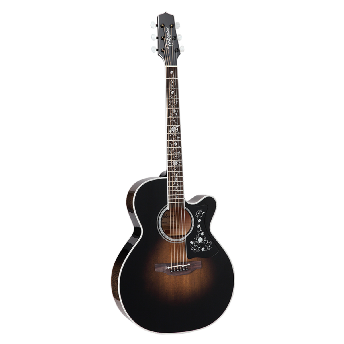 Violão Eletrico Takamine EF450CTTTBB Com Semi-Case "Japonês"