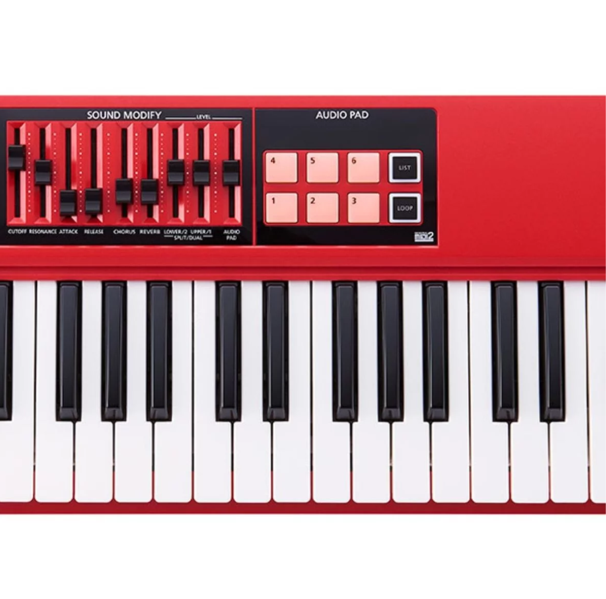 Teclado Roland XPS 10 RD Sintetizador 61 Teclas Vermelho