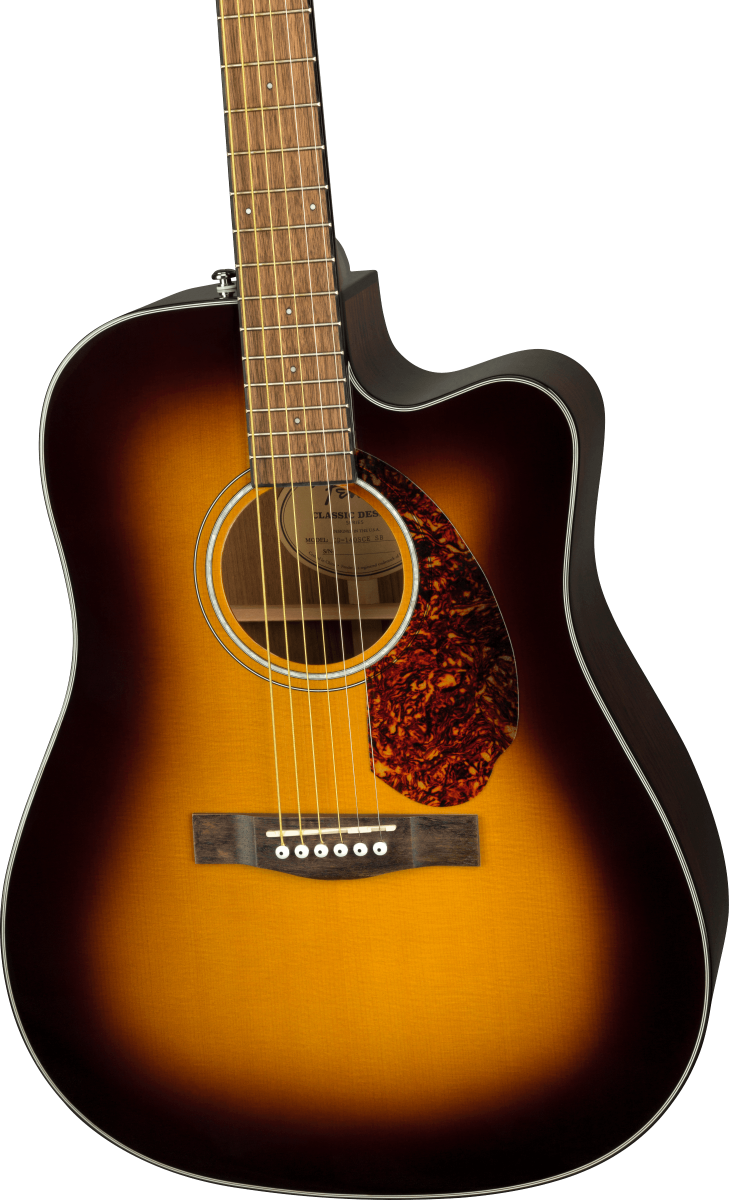 Violão Fender CD-140 SCE Dreadnought Cutaway C/Case 0970213332 Sunburst