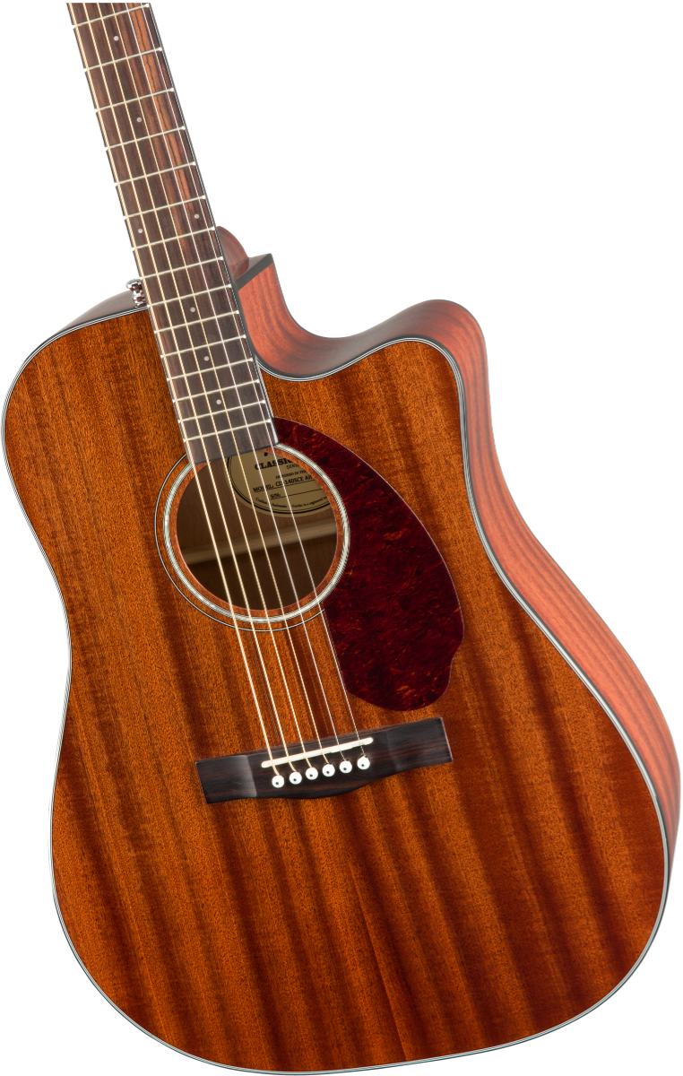 Violão Elétrico Fender CD-140 SCE Dreadnought Cutaway All Mahogany Com Case