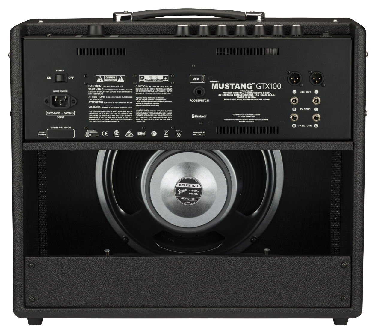 Amplificador Fender Combo Mustang Gtx100