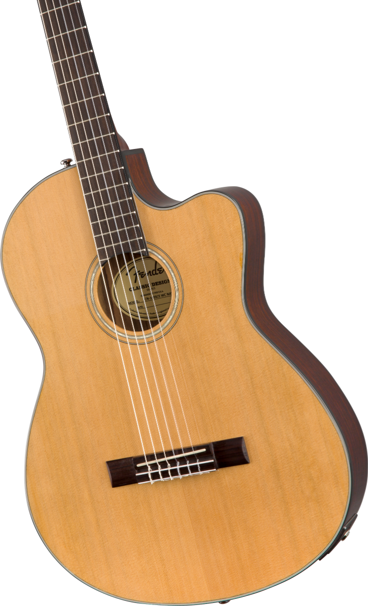 Violão Eletrico Fender CN-140 SCE Thinline Cutaway C/Case Natural