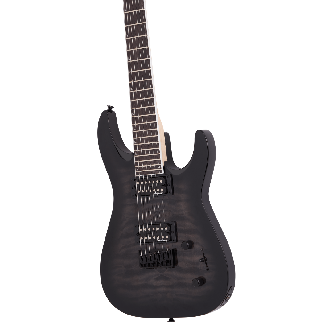 Guitarra Jackson JS22Q-7 Dka Ht Js Series Dinky Arch Top Transparent Black Burst 2918804585