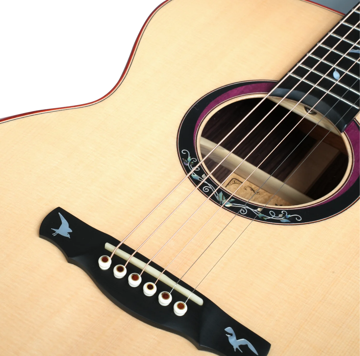 Violão Natasha Eletroacustico Jc35 +A2G Pickup Natural