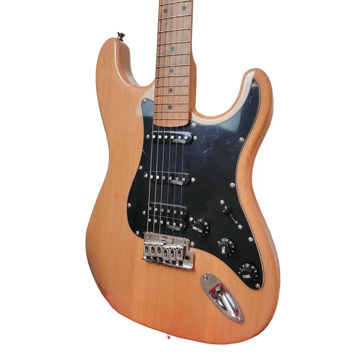 Guitarra Benson Stratocaster Hardy Series HSS 902 Natural Com Bag