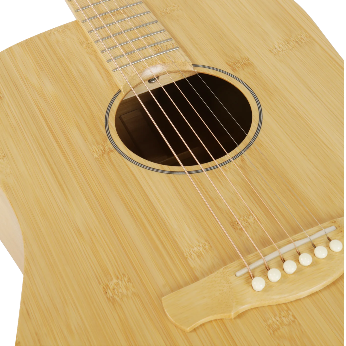 Violão Natasha Eletroacustico D Bamboo +NS2 Pickup