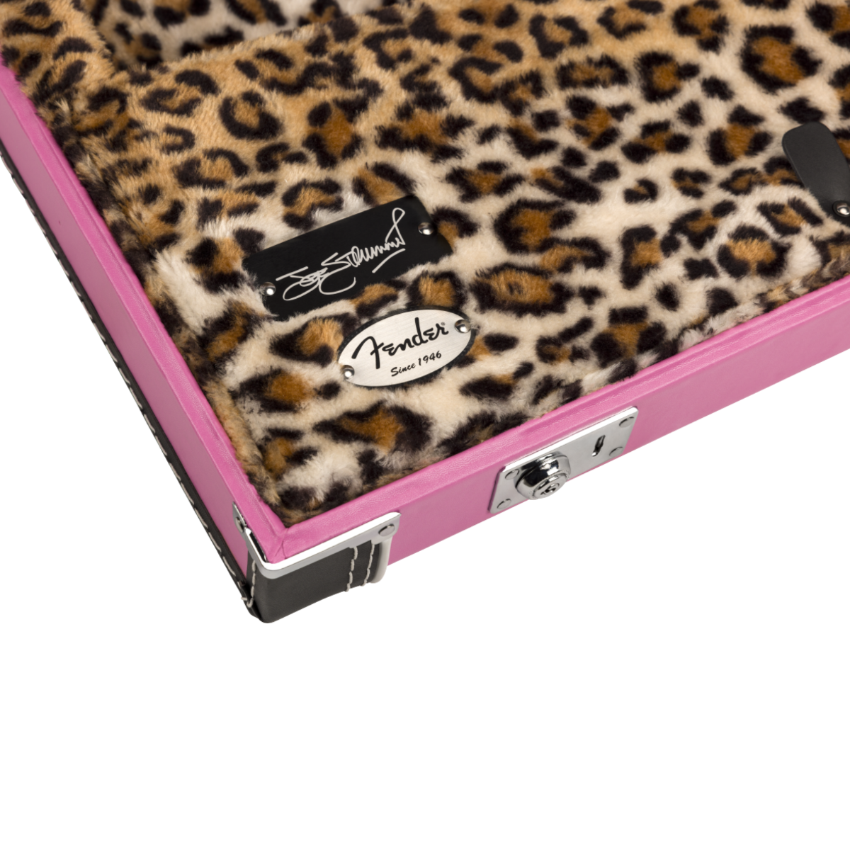 Estojo Fender Joe Strummer Strat/Tele Case, Pink Leopard 0996106370
