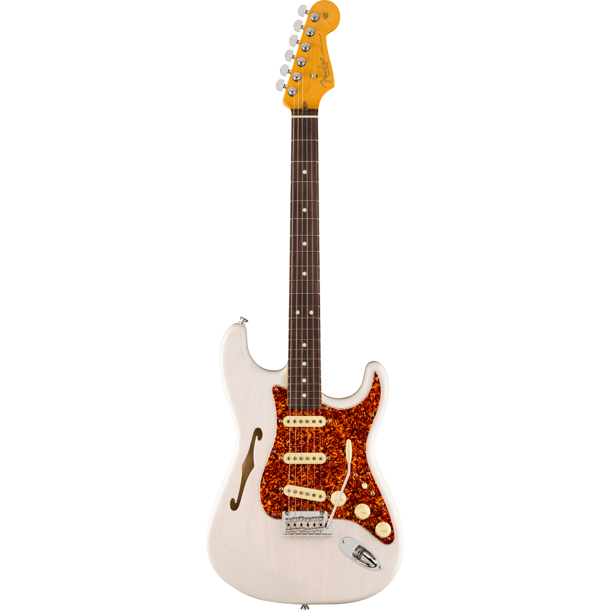 Guitarra Fender American Professional II Stratocaster® Thinline, Rosewood Fingerboard, 0171010701 White Blonde