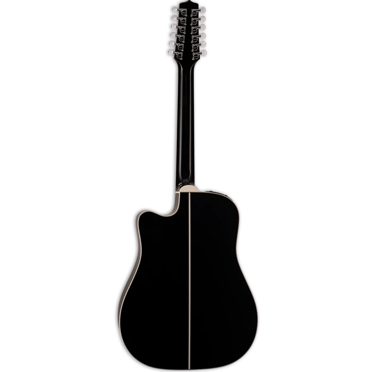 Violao Takamine EF381DX12 BK & CT4BII Com Semi-Case "Japonês"