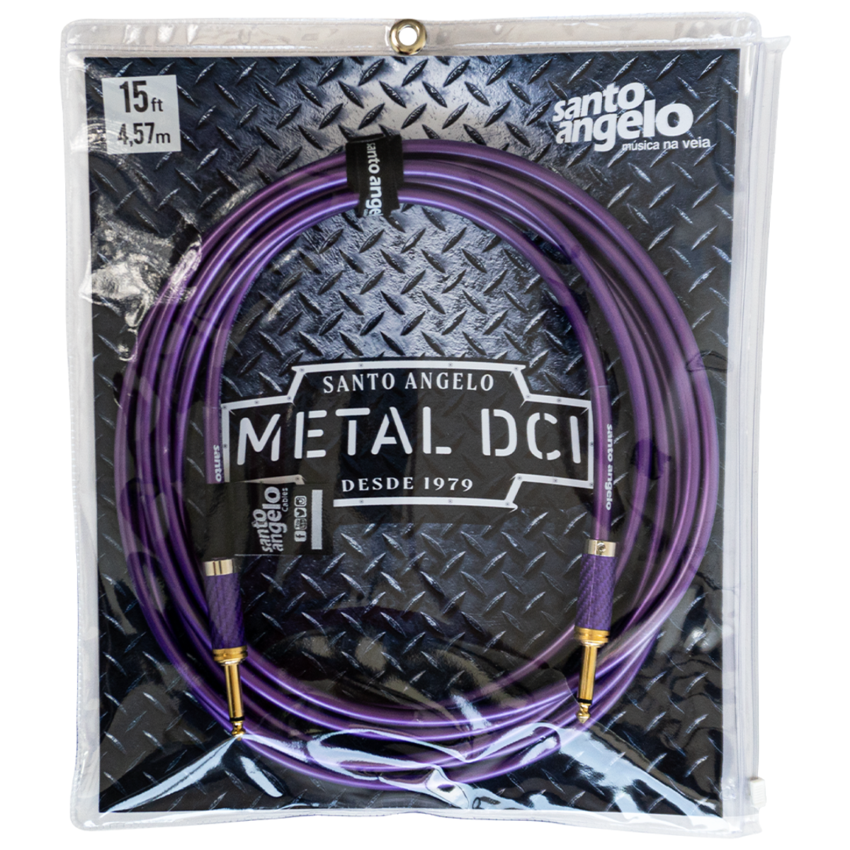 Cabo Santo Angelo Metal DCI Purple P10XP10 Ouro 20FT/6.10M