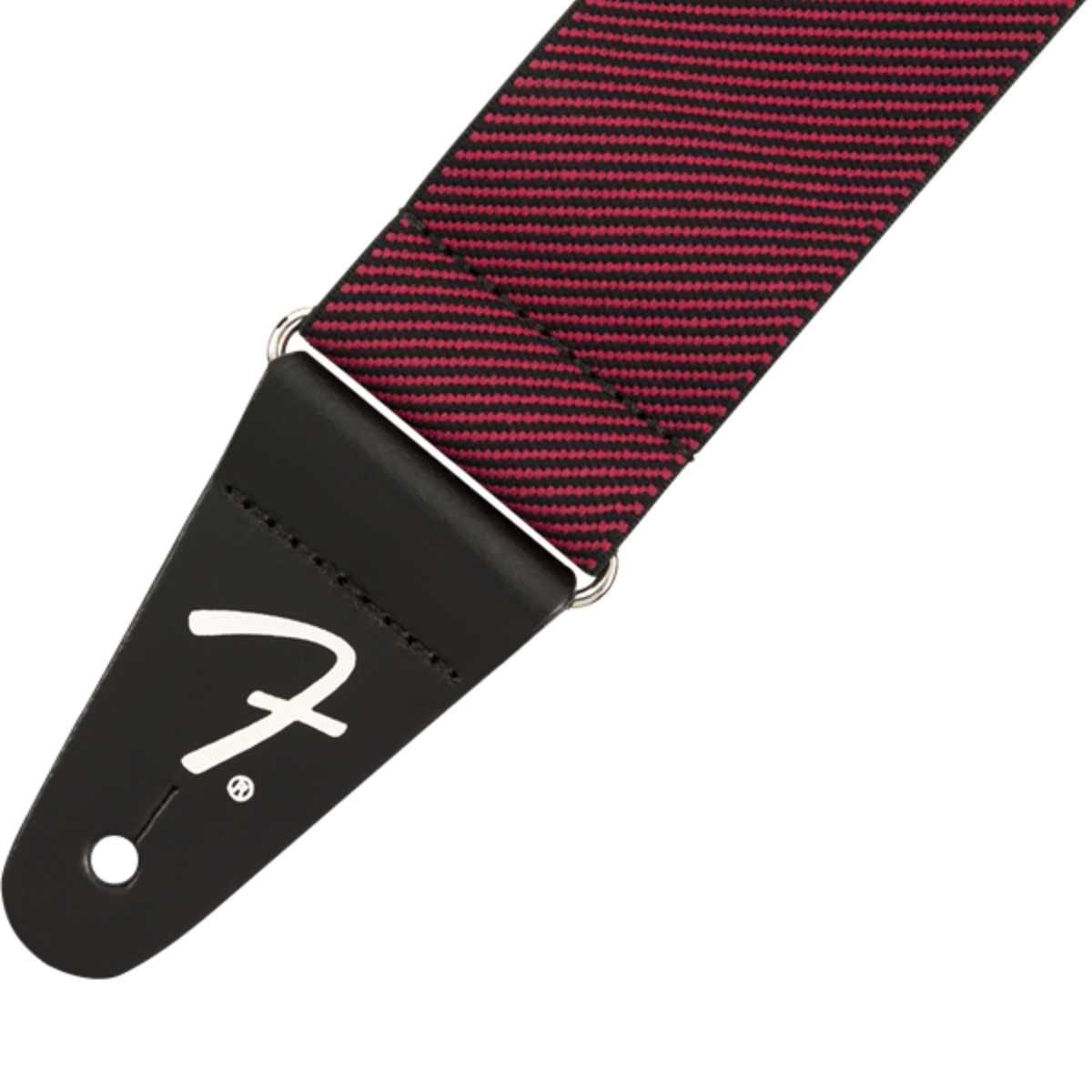 Correia Fender Weighless Tweed Strap Red 2" 0990685002