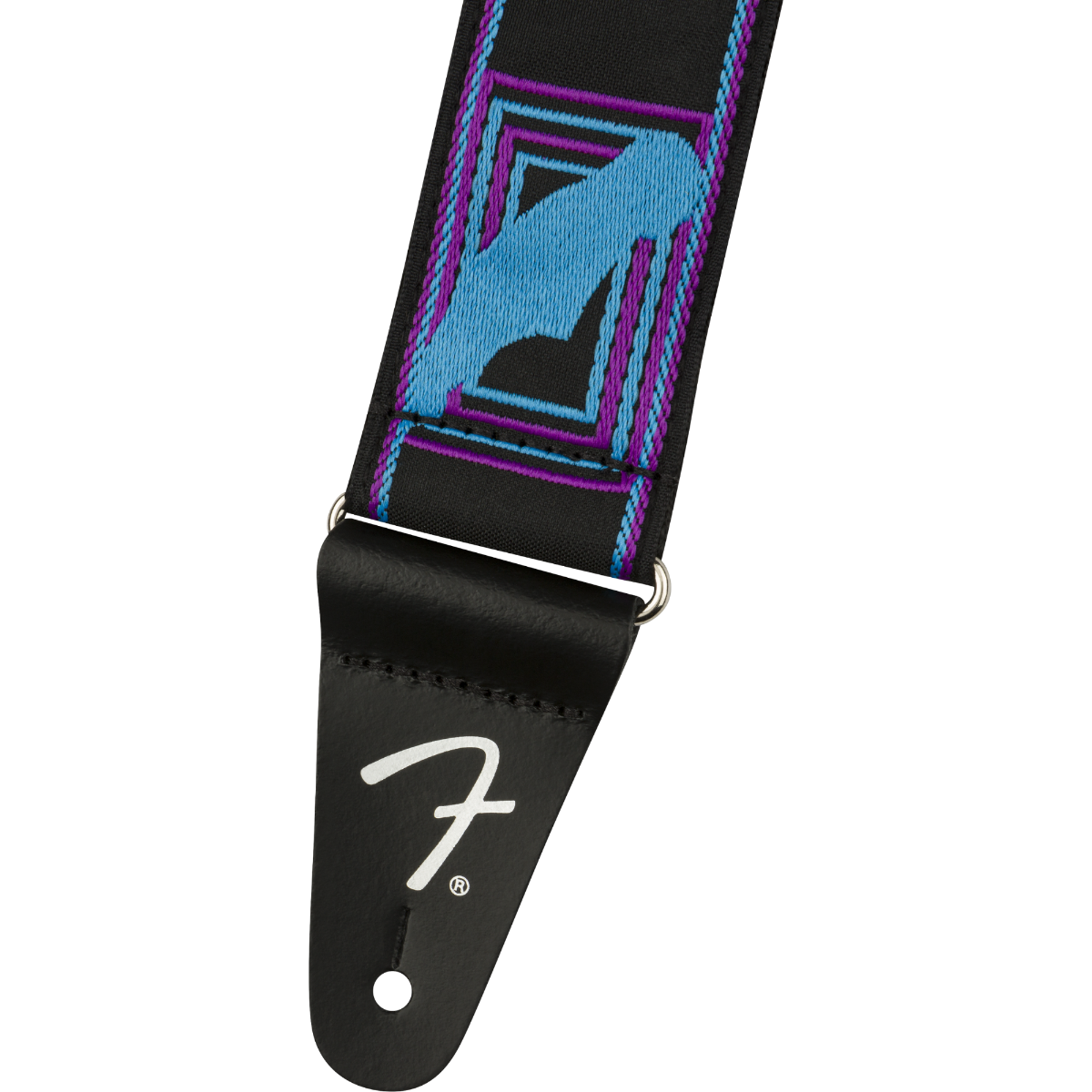 Correia Fender Neon Monogrammed Straps 0990681305 Purple/Blue 2