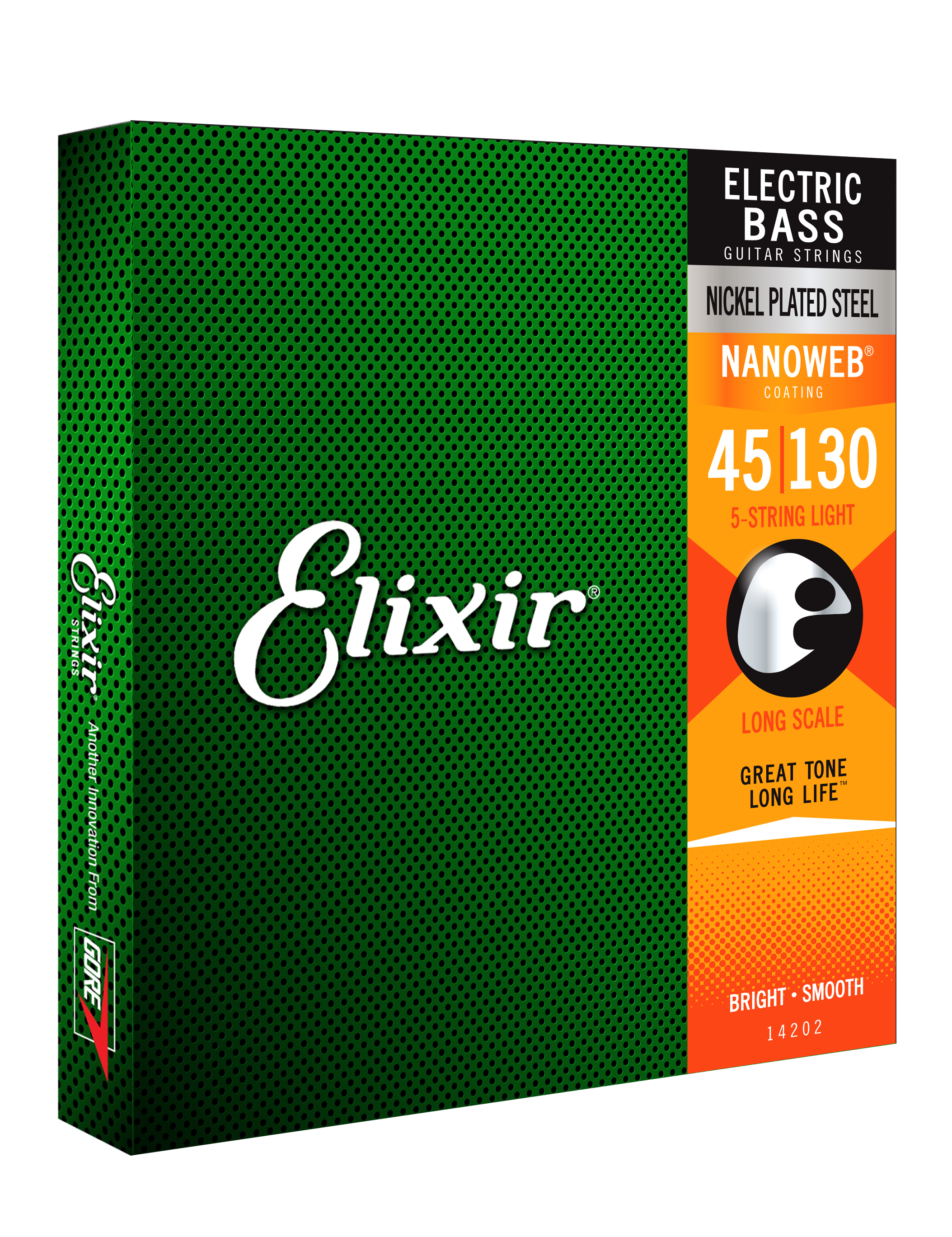 Encordoamento Elixir 5 Cordas Inox 0.45 Light 3221