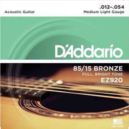 Encordoamento D'Addario EZ920 85/15 012