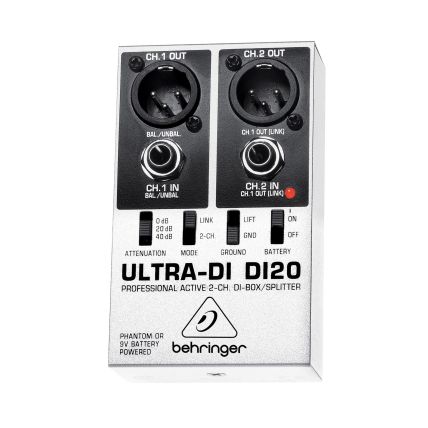 Direct Box Behringer DI 20 Ultra