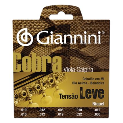 Encordoamento Giannini Cobra Viola Tensão Leve