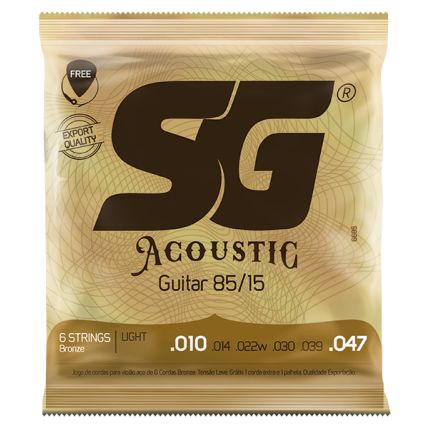 Encordoamento Sg Violão Aço .010 Bronze