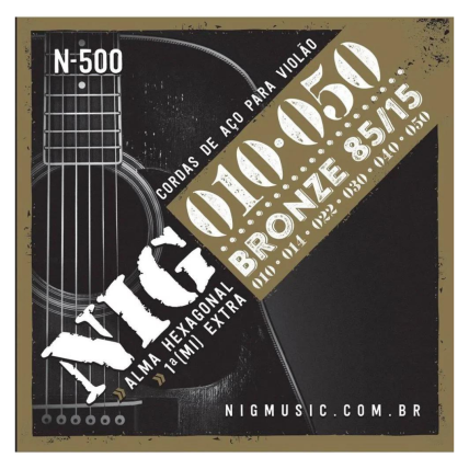 Encordamento Nig Violao Aço 010.050 Bronze 85.15