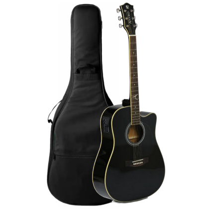Violão Eletrico Accord AFK-341 Black