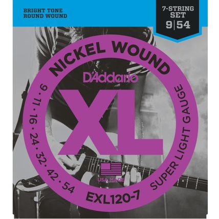 Encordoamento D' Addario EXL120-7 0.09