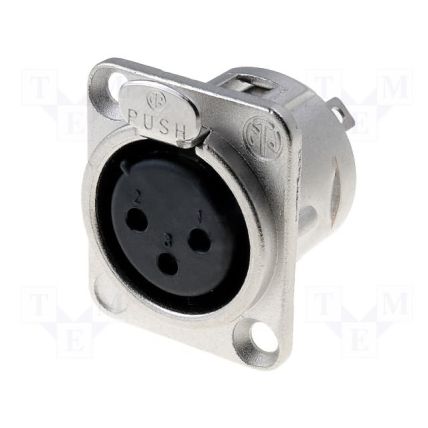 Pino Neutrik Cannon NC3FD-L-1v