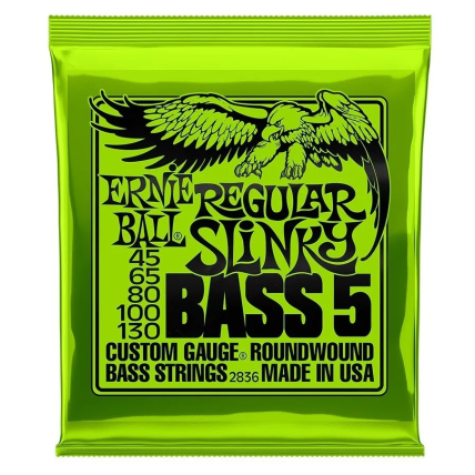 Encordoamento Erniball 2836 Baixo 5C 0.45.130 String Regular Slinky