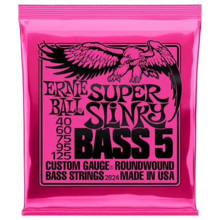 Encordoamento Ernie Ball Baixo 040-125 (2824), 5C