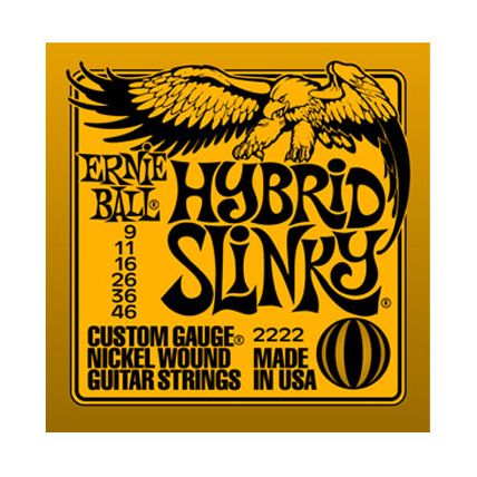 Encordoamento Ernie Ball 0.9 Hybrid Slinky