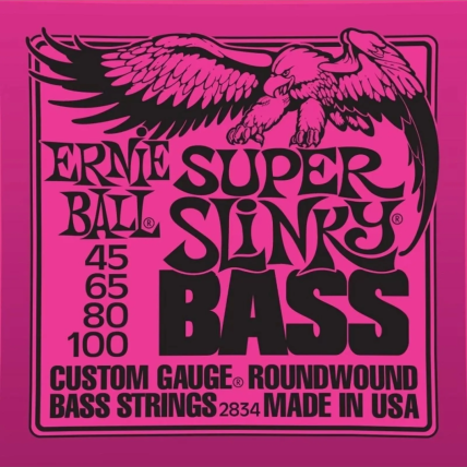 Encordoamento Ernieball Baixo 045.100 Super Slinky 2834
