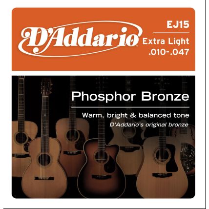 Encordoamento D' Addario Bonus Pack EJ15-3D 3 Unidades