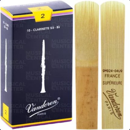 Palheta Vandoren Clarinete SIB Tradicional 2 2201