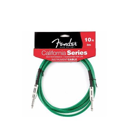 Cabo Fender California 10Ft 3m Verde Plu