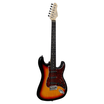 Guitarra Giannini G-100 Sunburst Com Escudo Tortoise Stratocaster