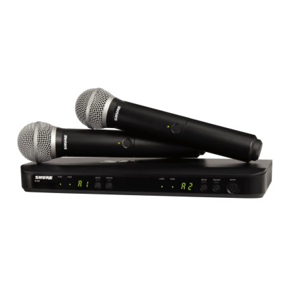 Microfone Shure BLX288BR-PG58 Duplo