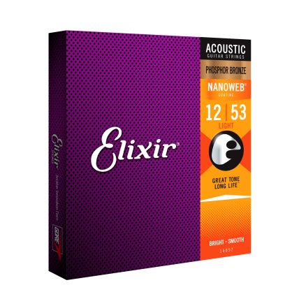 Encordoamento Elixir Violão 12/53 Phosphor Bronze