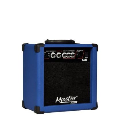 Amplificador Master Gt15pt Guitarra 15w Rms C/distorcao azul