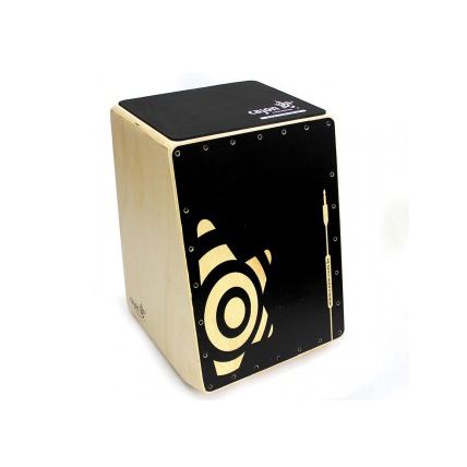 Cajon Percussion CJ 302 Jumbo Elétrico Preto