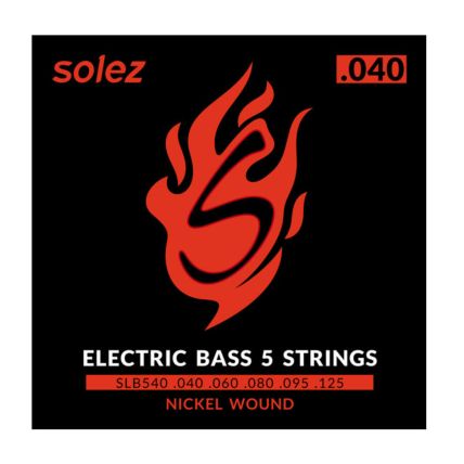 Encordoamento Solez .040 Baixo 5 Cordas