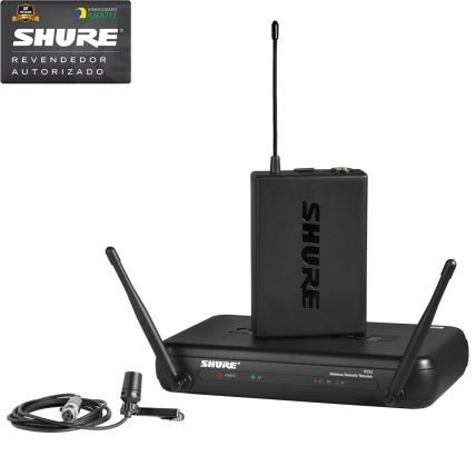 Microfone Shure SVX14BR - CVL J9 Lapela