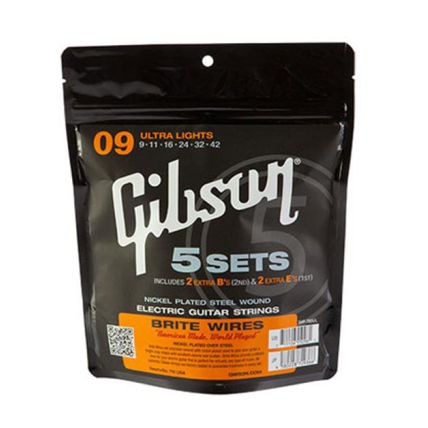 Encordoamento Gibson SVP 700UL Brite Wires .09