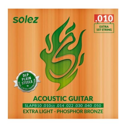 Encordoamento Solez SLAPB10 Violão Bronze .010