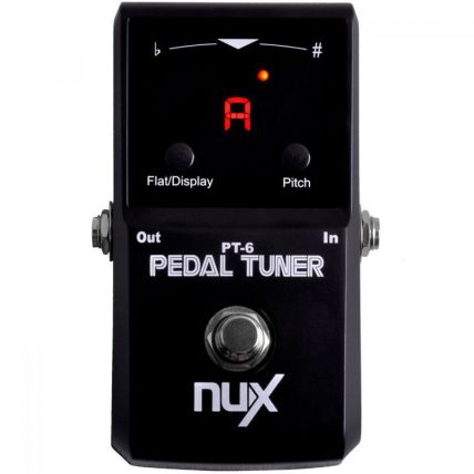 Pedal Nux Afinador PT-6 Guitarra/Baixo