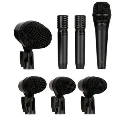 Microfone Shure PGA Drum Kit Bateria(7 mics)